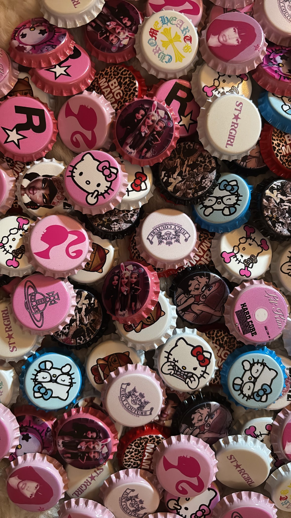 Bottle cap mix