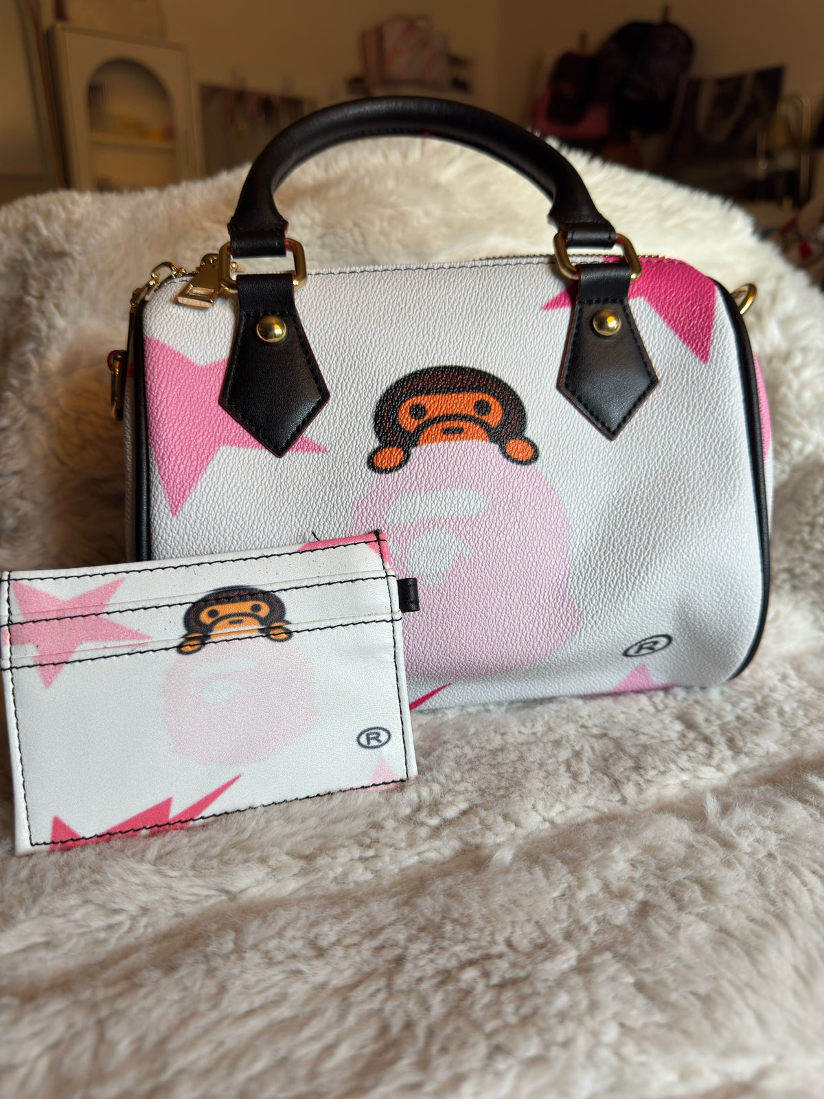 Baby milo/bape pillow bag