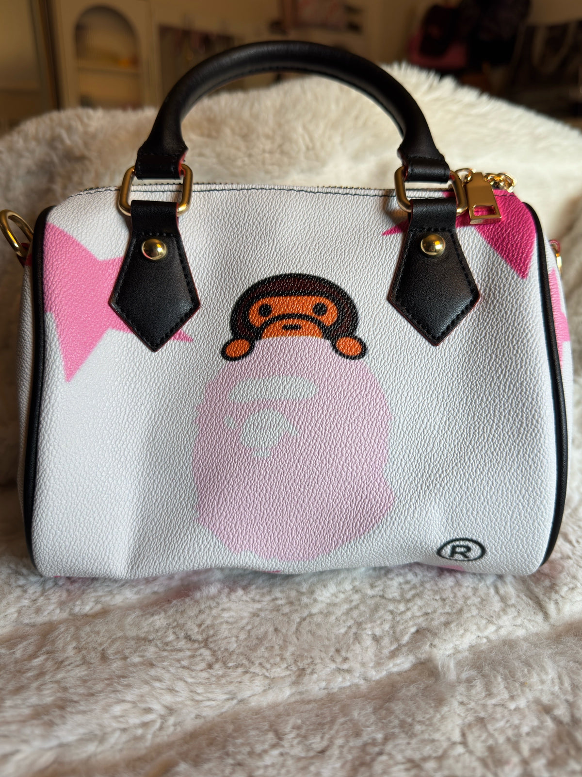 Baby milo/bape pillow bag