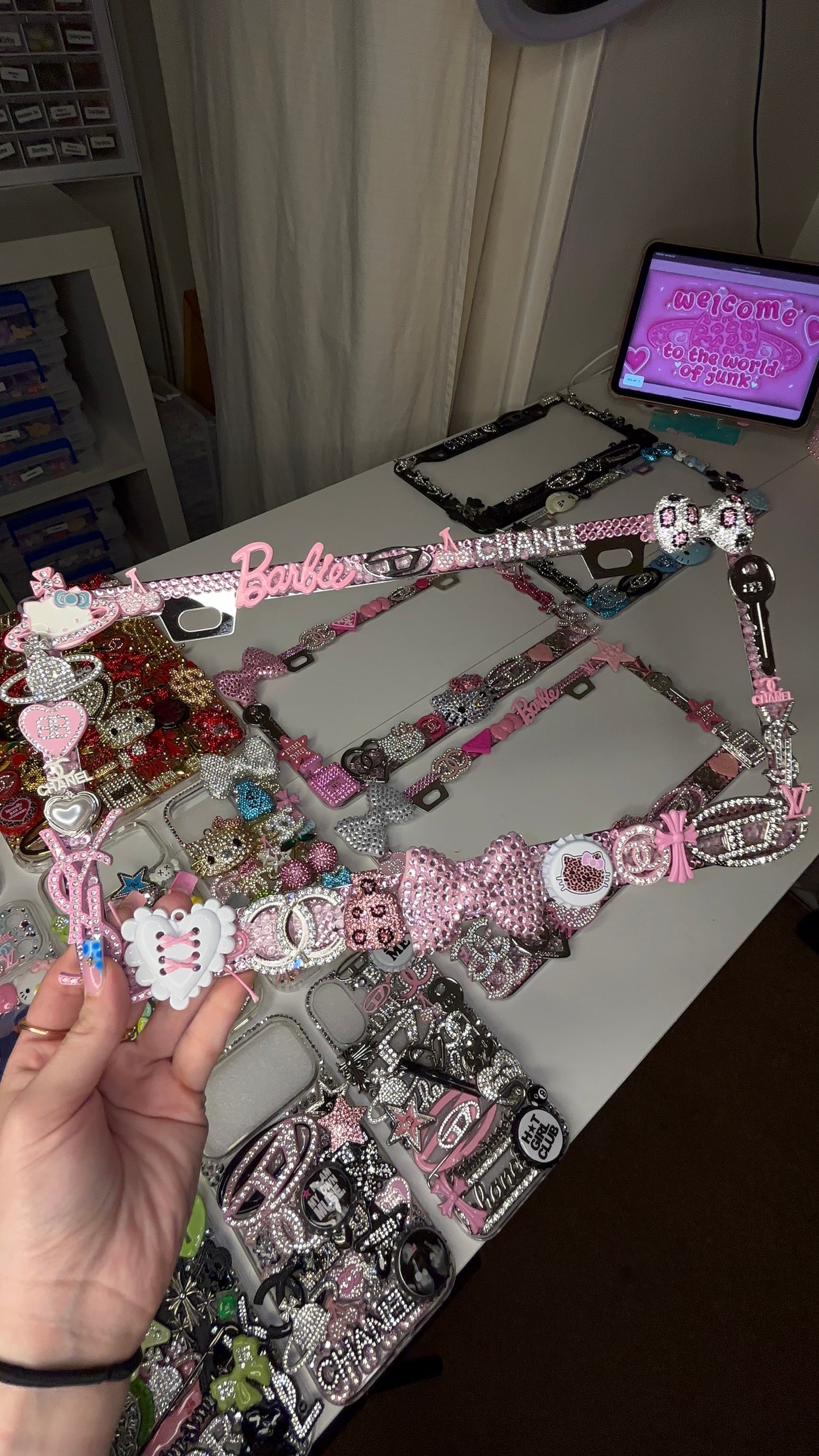 Junky License plate cover