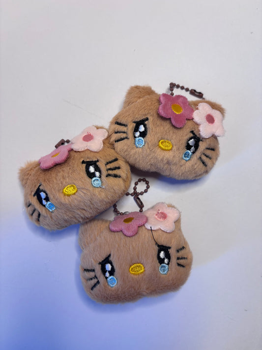 Brown hk Keychain